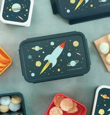 A Little Lovely Company Lunch Box With Dividers | Space