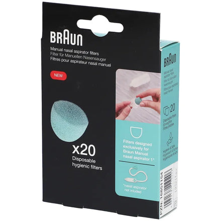 Braun Manual Nasal Cleaner Disposable Filters