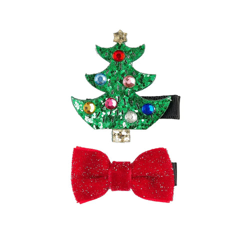 Souza hair clips | Christmas Tree