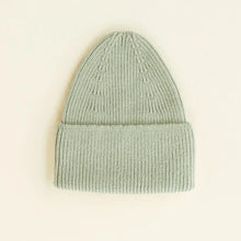 Hvid Newborn Beanie Fonzie | Mint