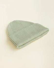 Hvid Newborn Beanie Fonzie | Mint