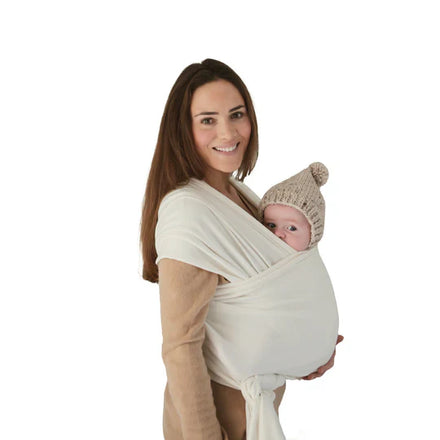 Mushie Baby Wrap draagdoek | Ivory