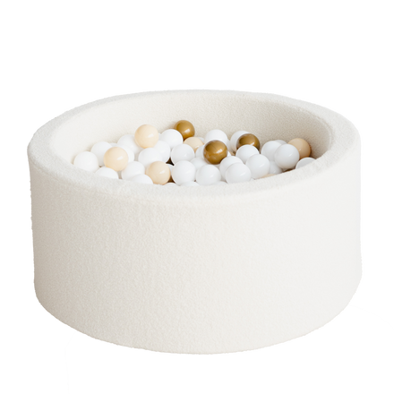 Moje Ball Pool Bouclé 90x40cm | Cream
