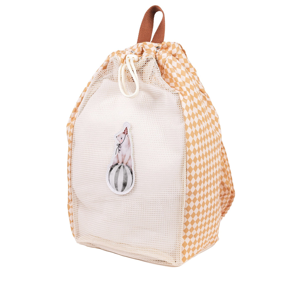 Mrs. Ertha Beach Net Beach Bag | Speckled Diamond