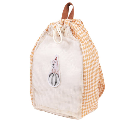 Mrs. Ertha Beach Net Beach Bag | Speckled Diamond