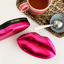 Curiositeas Tea Pink Lips Tin Bisous Bisous Gift Plan | Pink