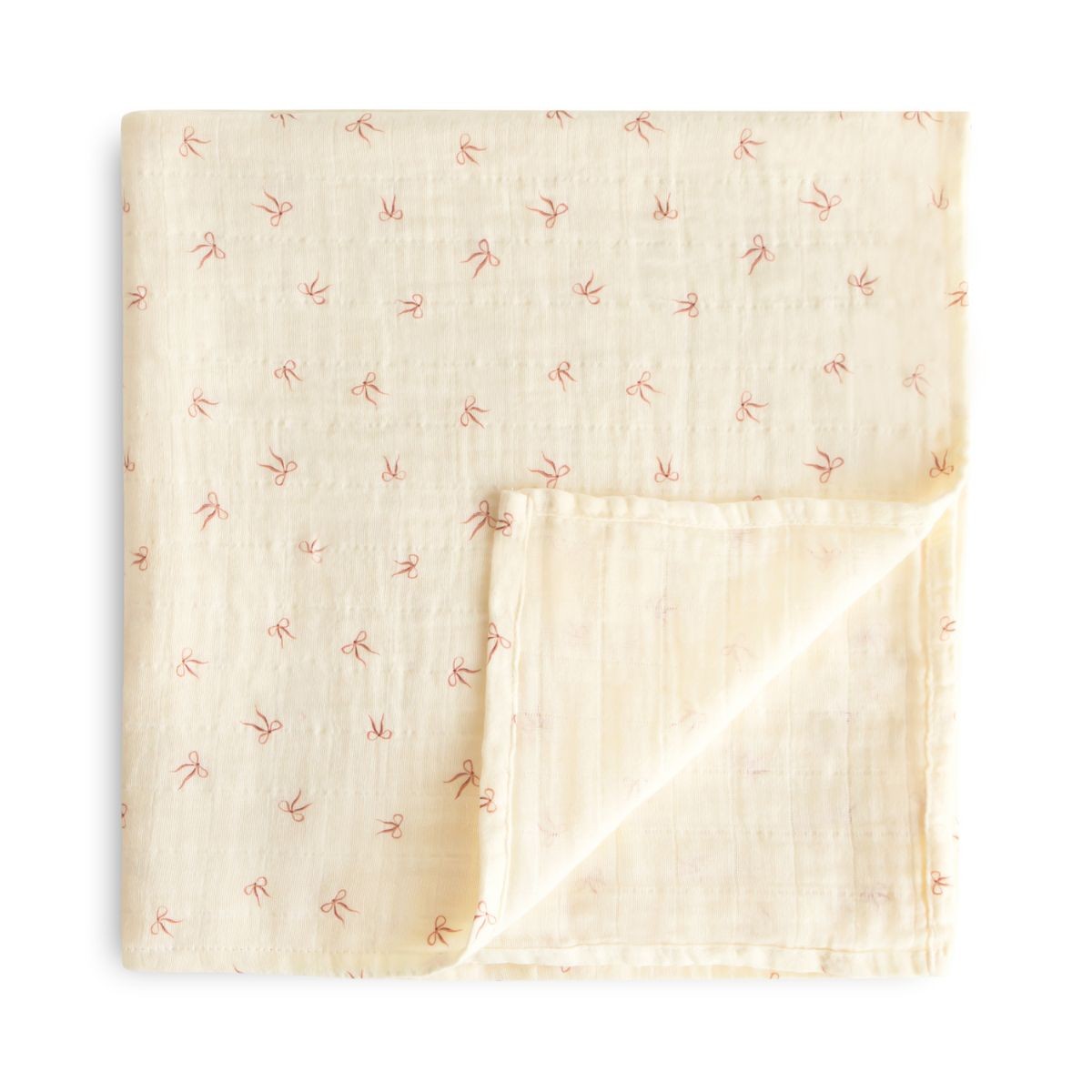 Mushie Muslin Cloth 120x120cm | Bows