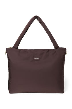 Studio Noos Brown Puffy Diaper Bag with Zipper