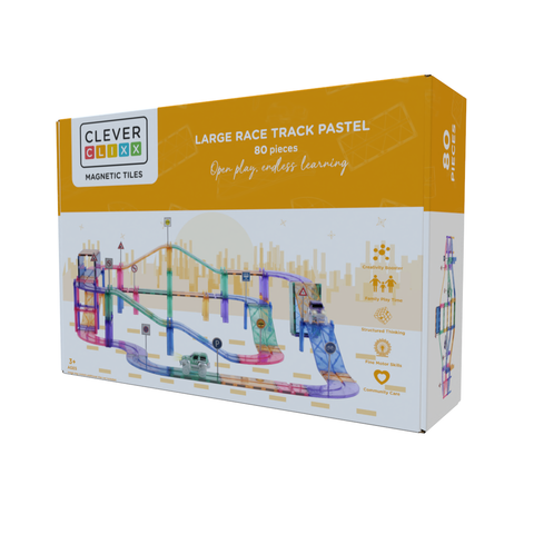 Cleverclixx Large Race Track Pastel | 80 pieces - pre order 23/02