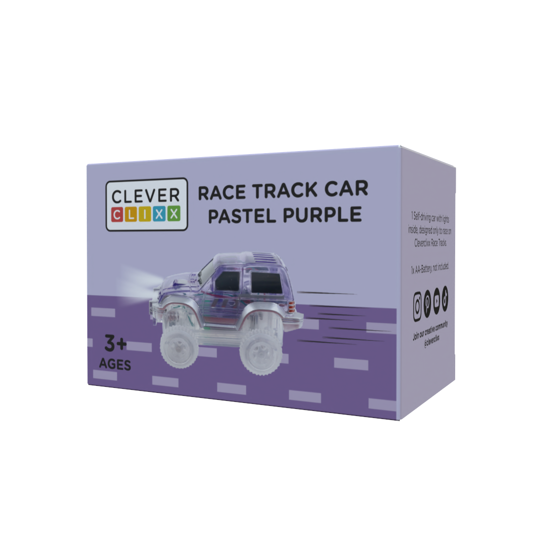 Cleverclixx Race Track Car Purple - Pre Order 23/02