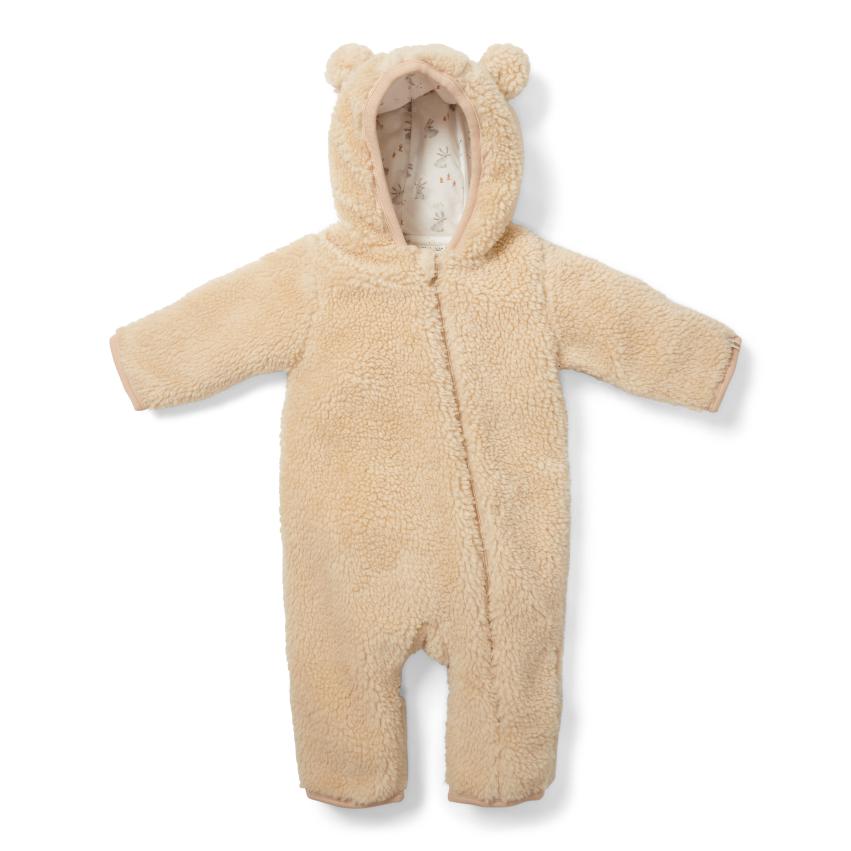 Little Dutch Teddy One Piece Suit Baby Bunny | Sand