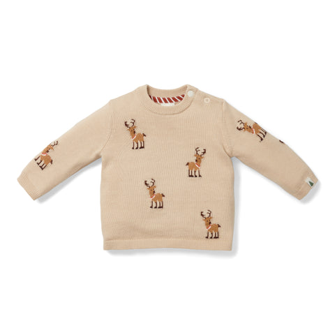 Little Dutch Knitted Christmas Sweater Knitted Christmas Sweater | Reindeer