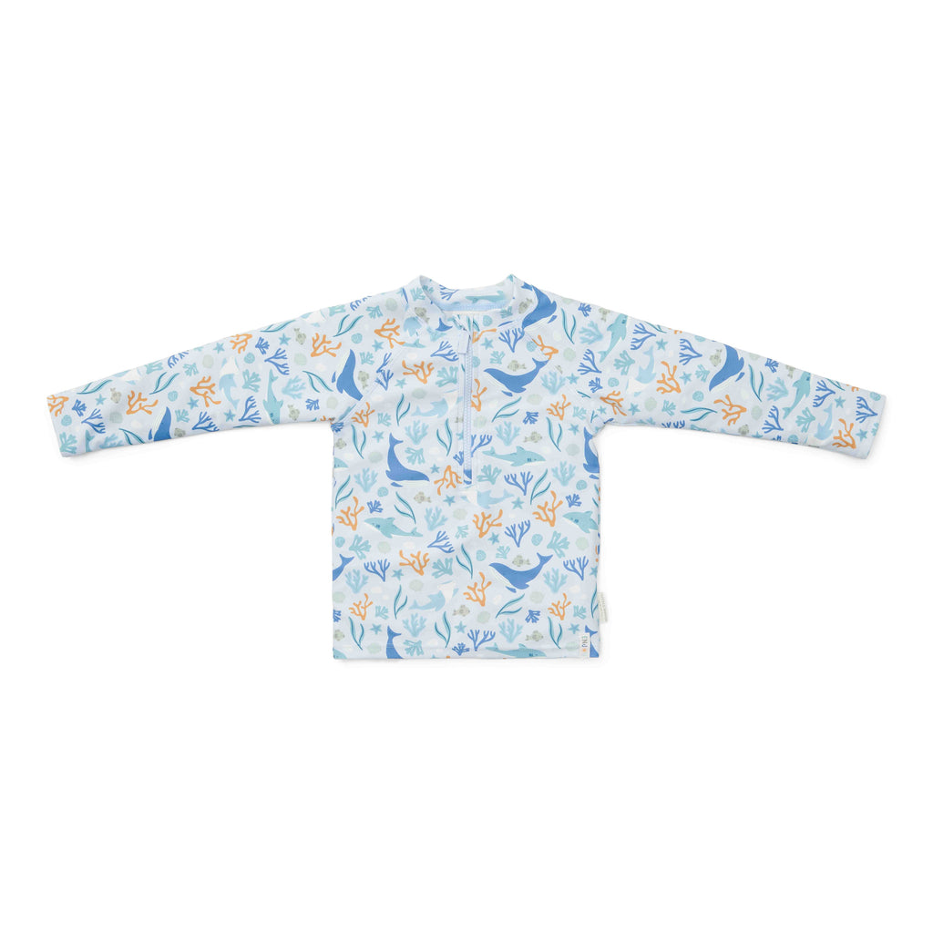 Little Dutch Swim Shirt Long Sleeve Ocean Dreams Blue