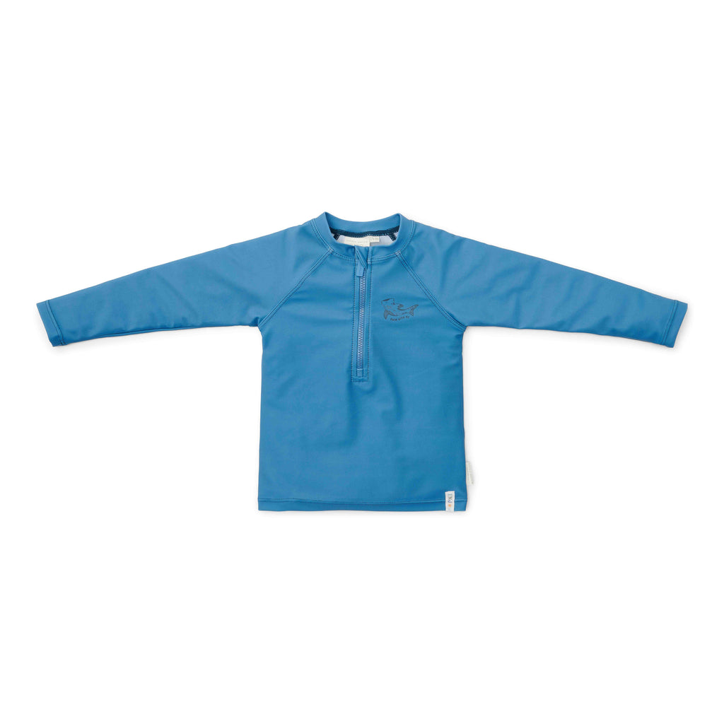 Little Dutch Swim Shirt Long Sleeve Blue Whale