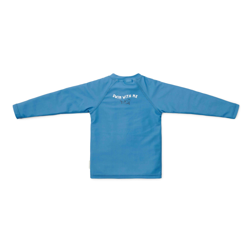 Little Dutch Swim Shirt Long Sleeve Blue Whale