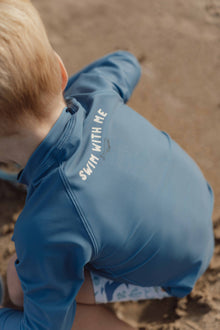 Little Dutch Swim Shirt Long Sleeve Blue Whale