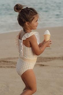 Little Dutch Swimsuit Flounces Sunshine Checks