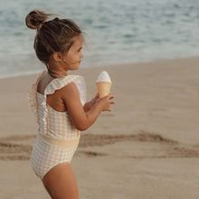 Little Dutch Swimsuit Flounces Sunshine Checks