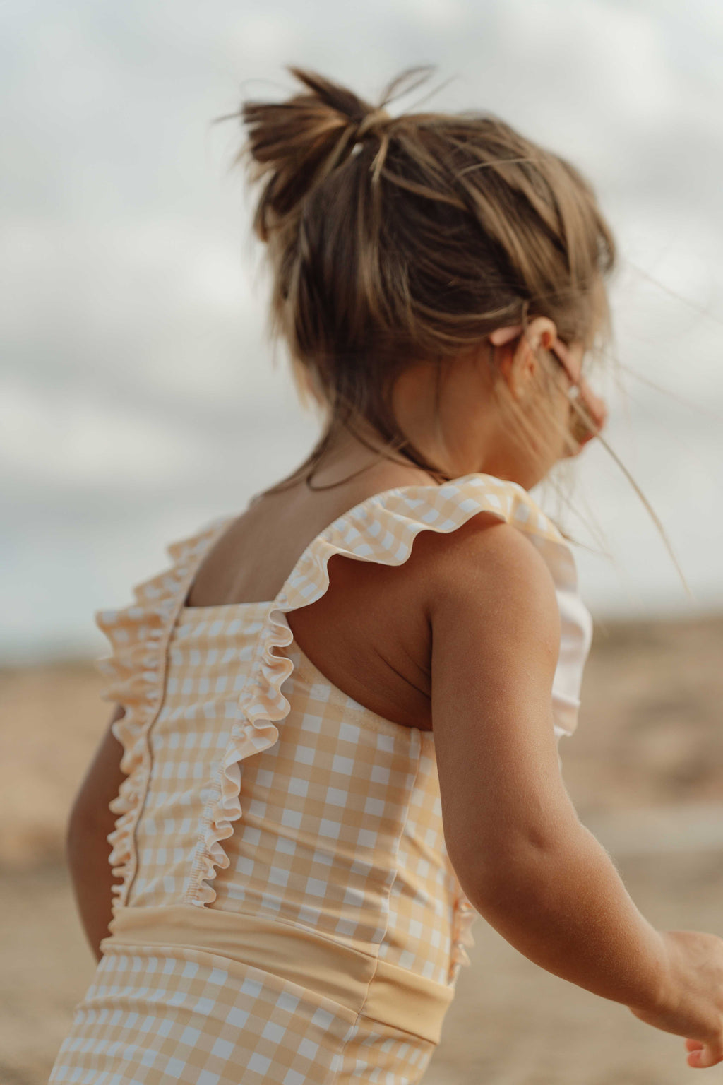 Little Dutch Swimsuit Flounces Sunshine Checks