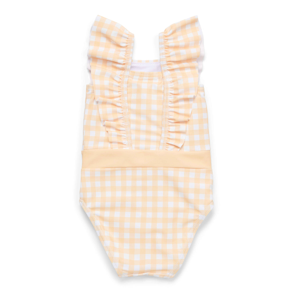 Little Dutch Swimsuit Flounces Sunshine Checks