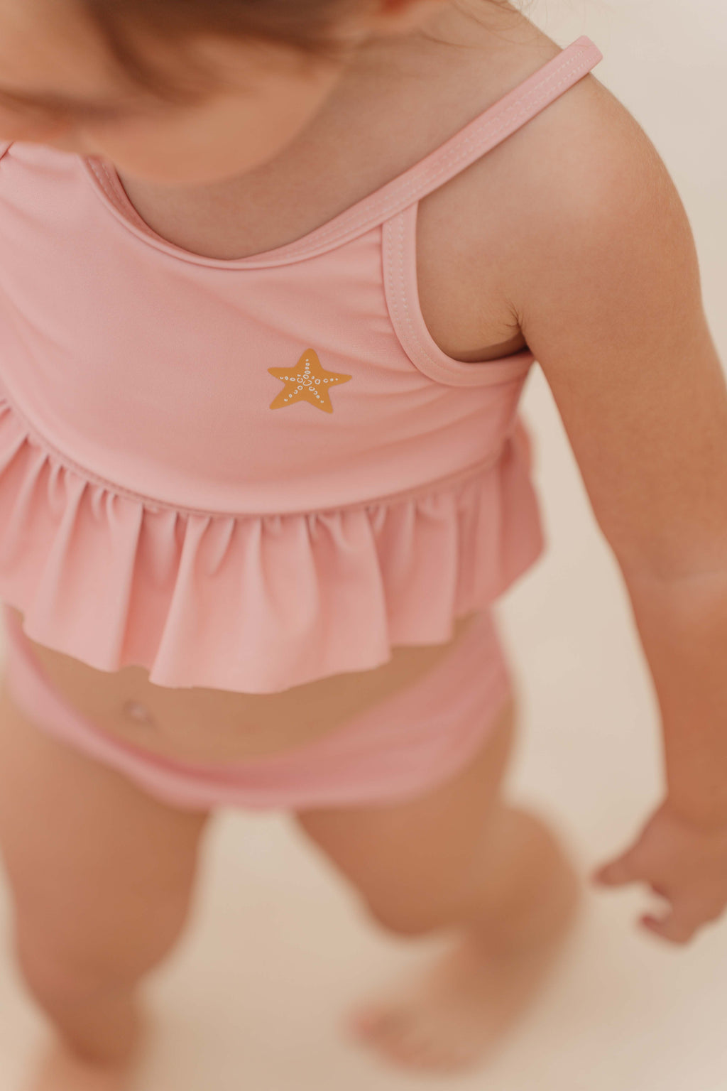 Little Dutch Bikini Flounces Starfish Pink