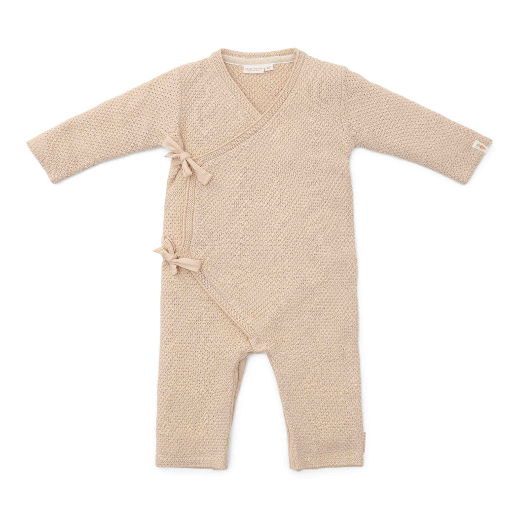 Little Dutch Knitted Baby Bodysuit | Sand