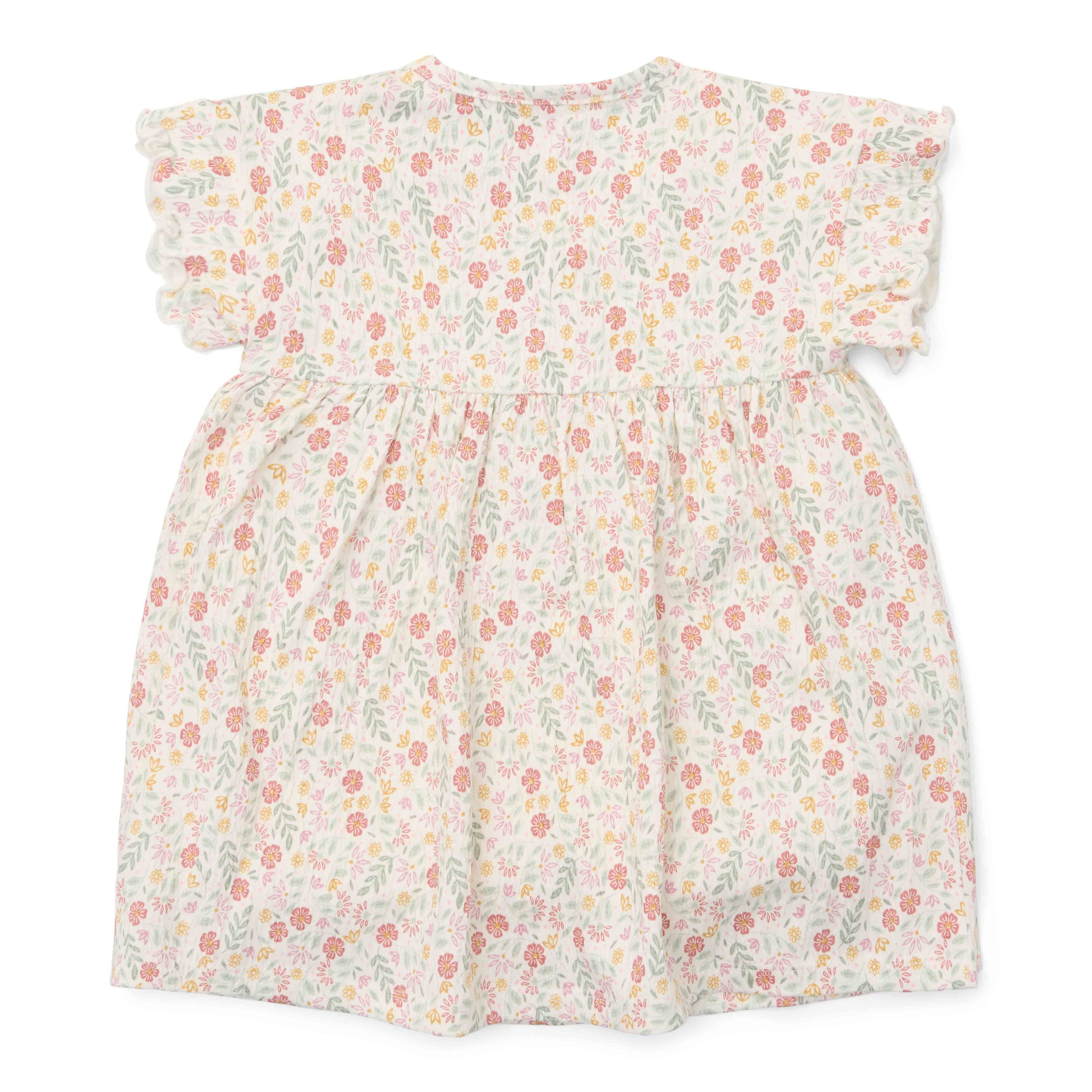 Little Dutch Dress Short Sleeve Cream