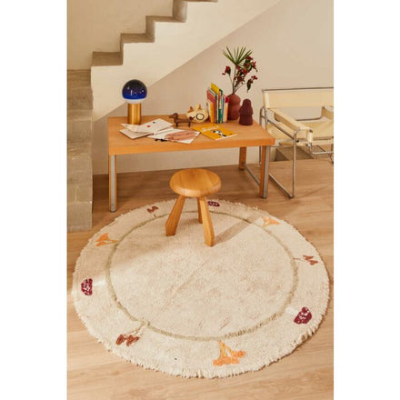 Lorena Canals Machine Washable Carpet Round Back Ø140cm | Chanterelle