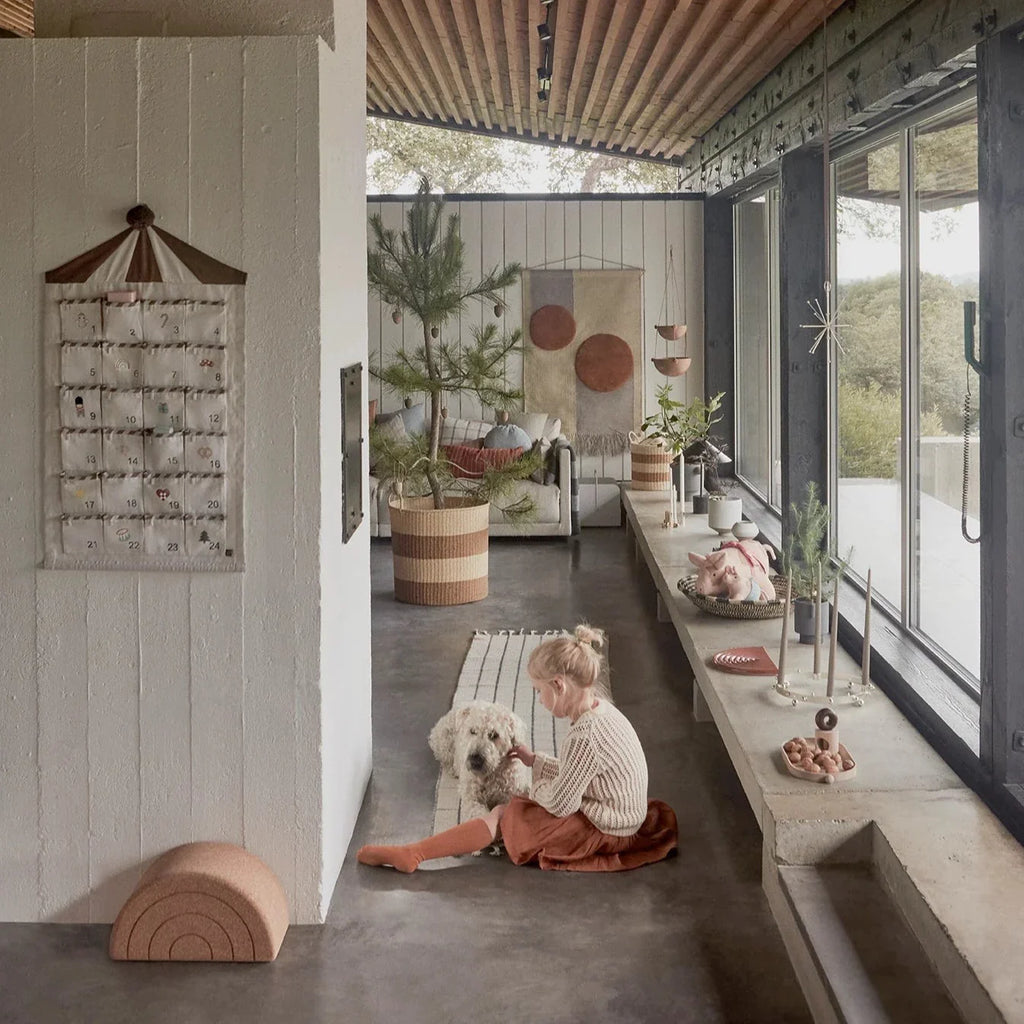 OYOY Circus Christmas calendar | Beige - Brown