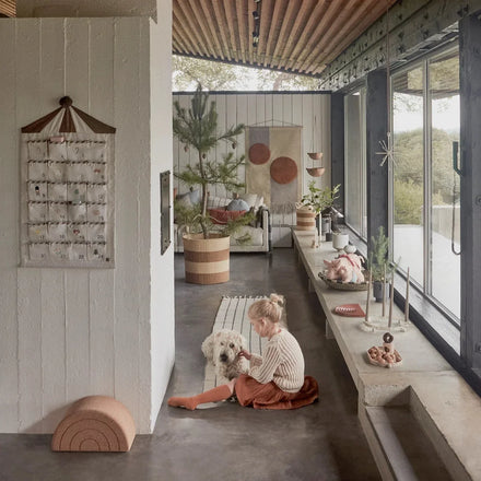 OYOY Circus Christmas calendar | Beige - Brown