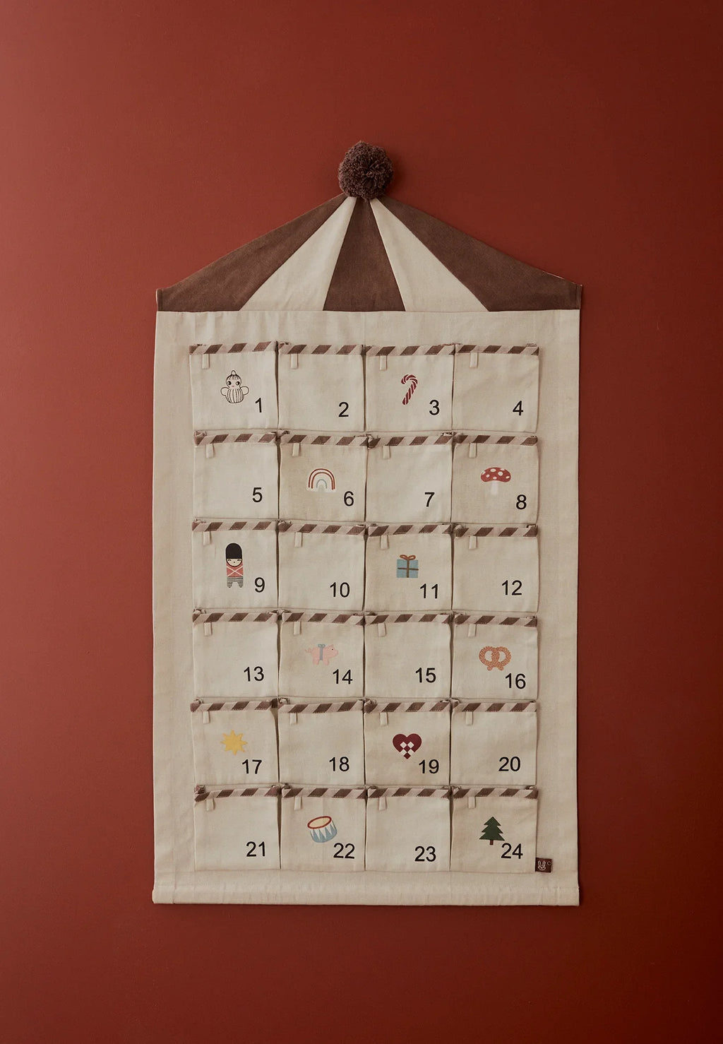 OYOY Circus Christmas calendar | Beige - Brown