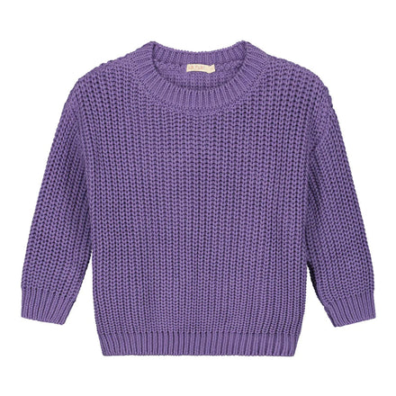 Yuki Chunky Knit Sweater | Violet