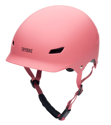 Trybike CoConuts Bicycle Helmet S/M | Pink