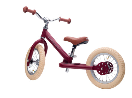 Trybike Steel balance bike | Matt Red