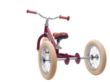 Trybike Steel Balance Bike 2-in-1 | Matt Red