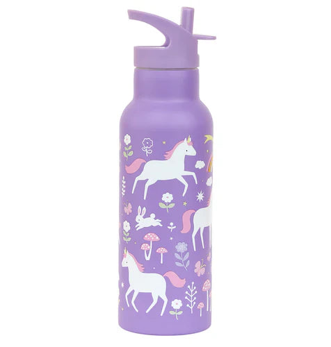 A Little Lovely Company Stainless Steel Xl Drinking Bottle | Unicorn Dreams