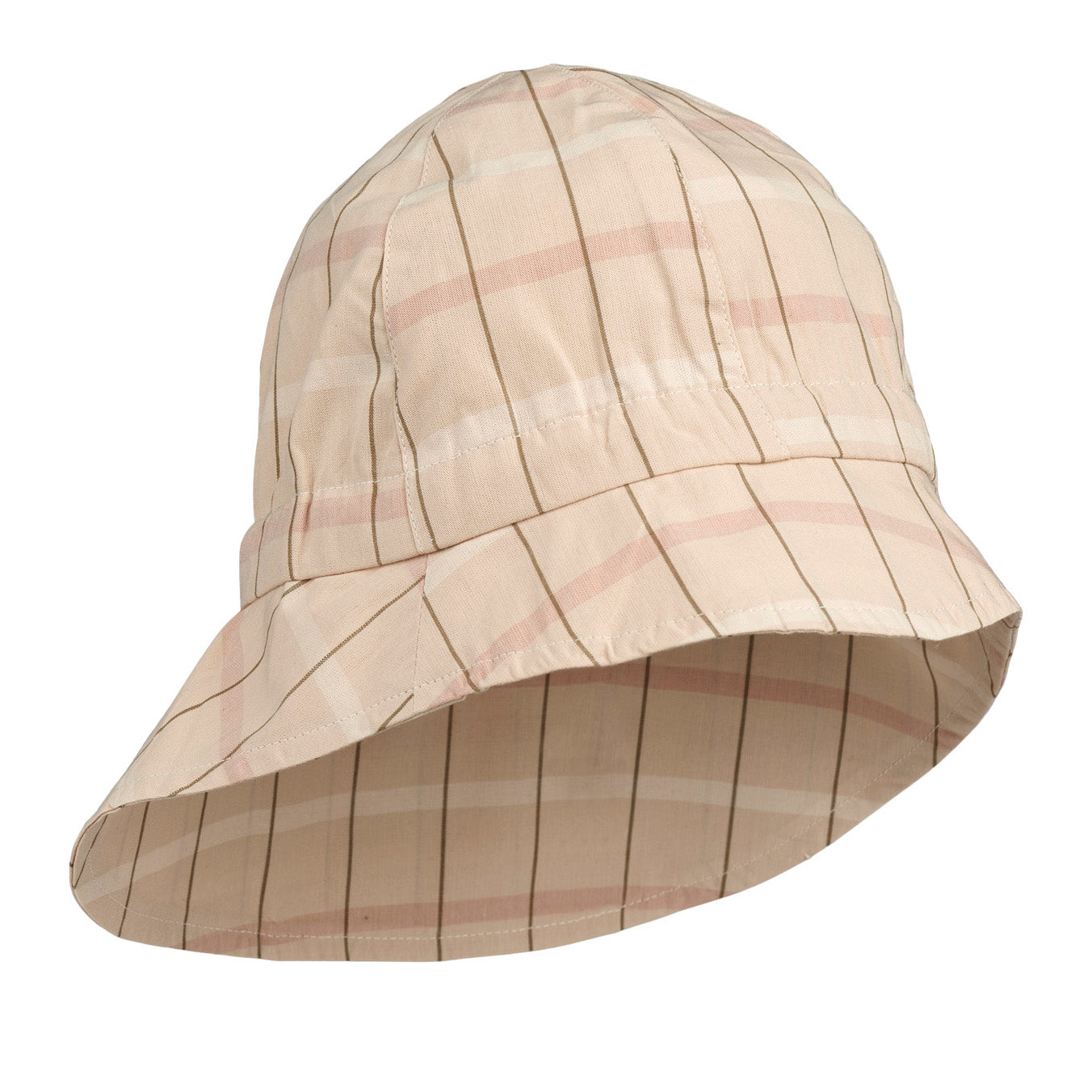 * Liewood Sunneva UV Sun Hat | Check/Apple Blossom Multi Mix
