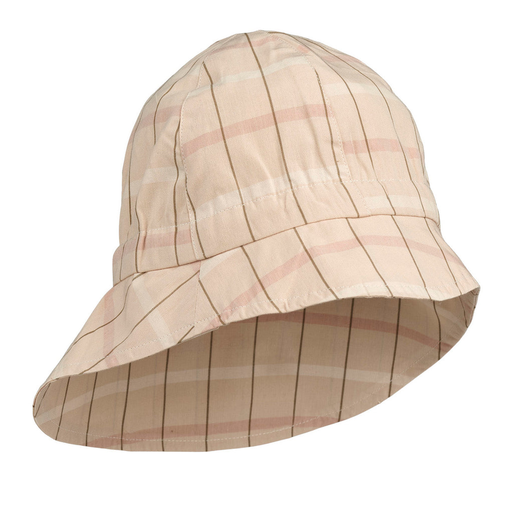 * Liewood Sunneva UV Sun Hat | Check/Apple Blossom Multi Mix
