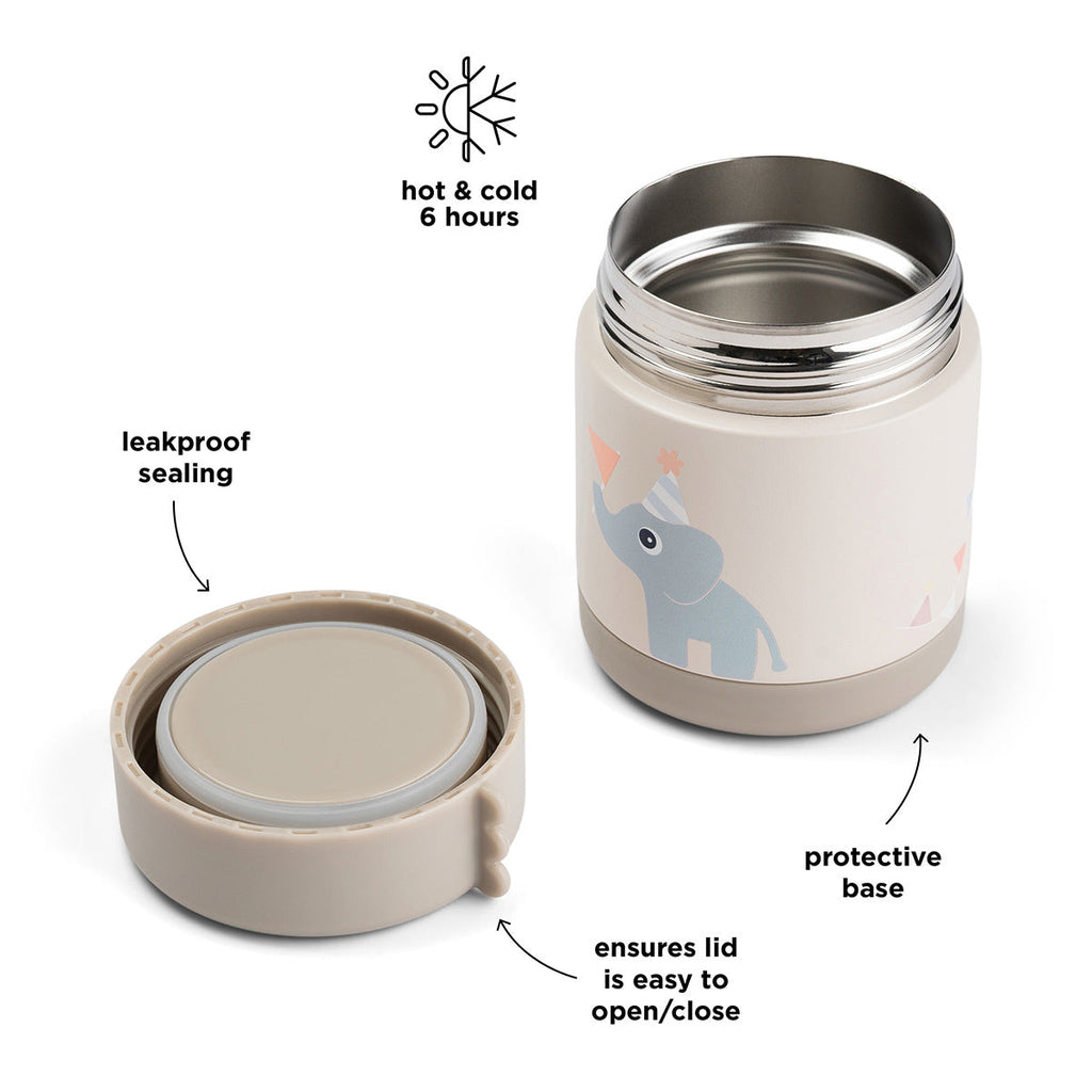 Done By Deer Thermal Food Jar 300ml | Celebration Sand