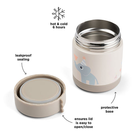 Done By Deer Thermal Food Jar 300ml | Celebration Sand