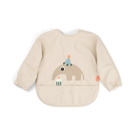 Done By Deer Bib With Sleeves and Pouch | Celebration Sand