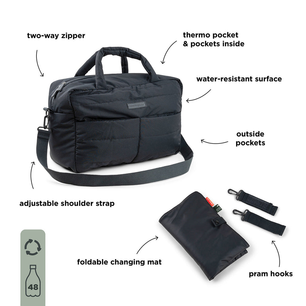 Done By Deer Diaper Bag | Black