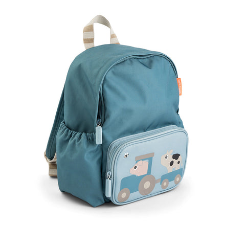 Done By Deer Backpack | Tiny Farm Blue