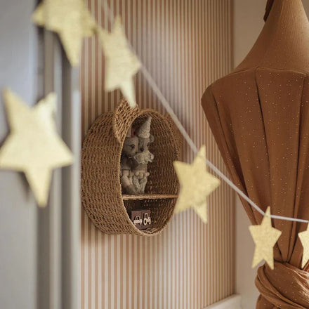 Dekornik Behang Simple Vintage Stripes Beige Brown