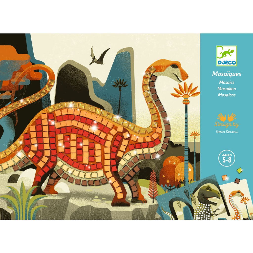 Djeco Craft Set Mosaic | Dinosaurs