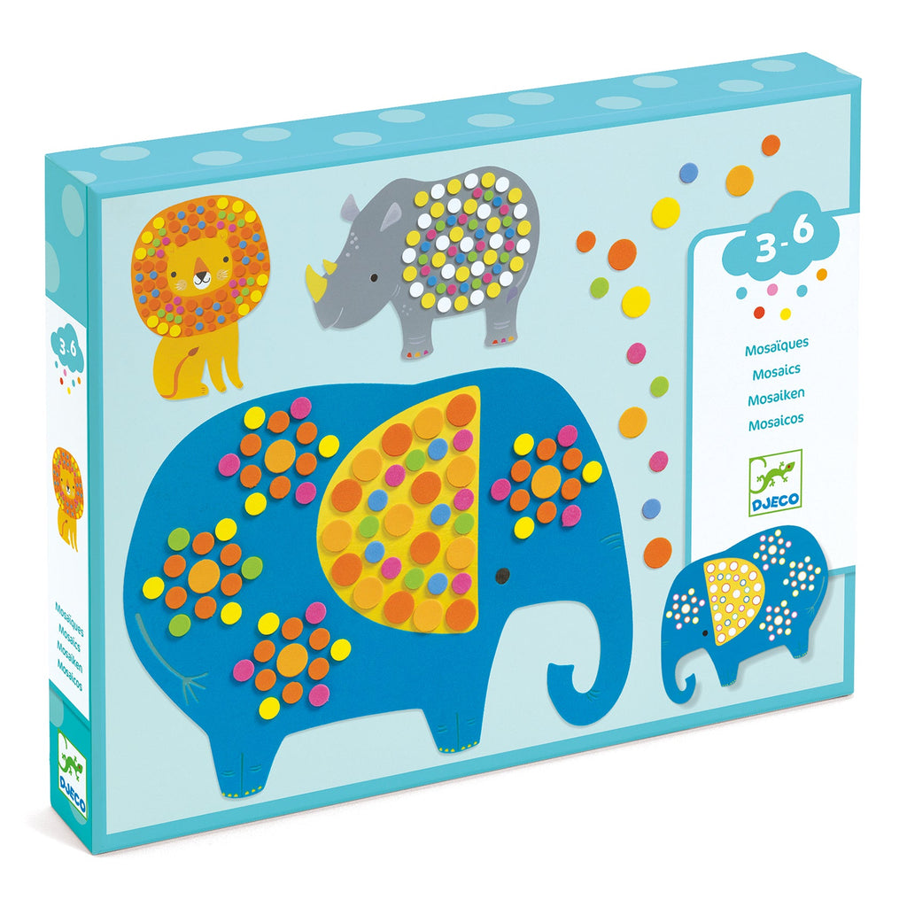 Djeco Mosaic Craft Set | Soft Jungle