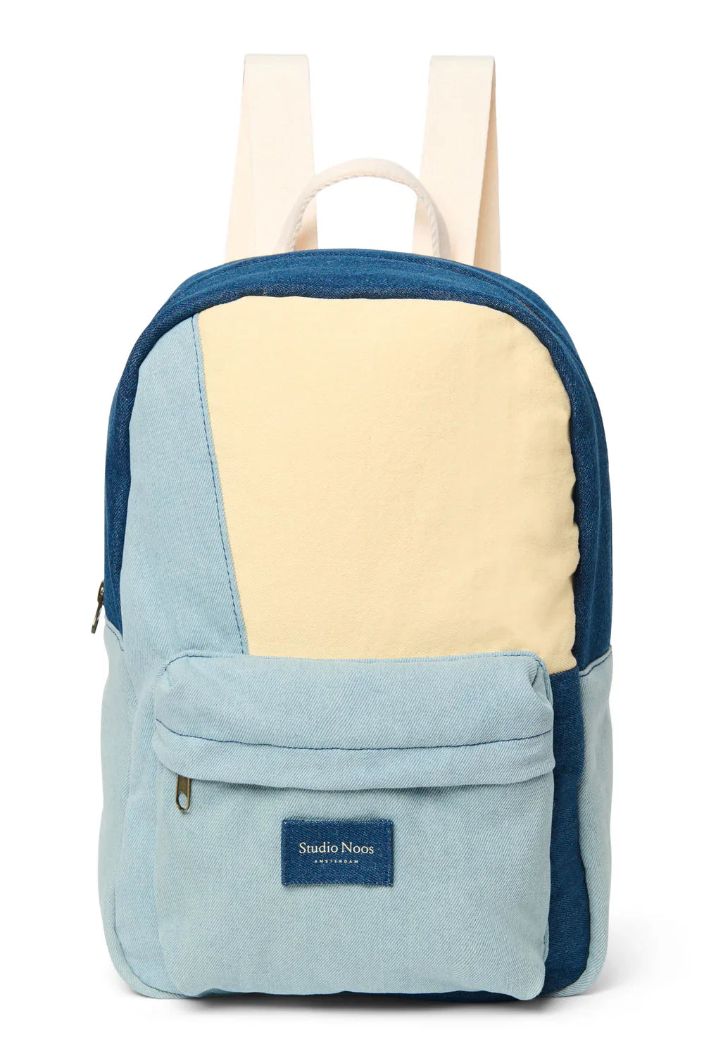 Studio Noos Midi Backpack 35x25x14 cm | Denim Patchwork