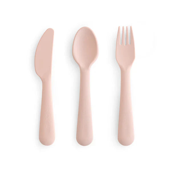 Mushie Cutlery Set | Blush