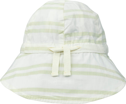* Liewood Sunneva Sun Hat | Stripe Creme De La Creme/Dusty Mint
