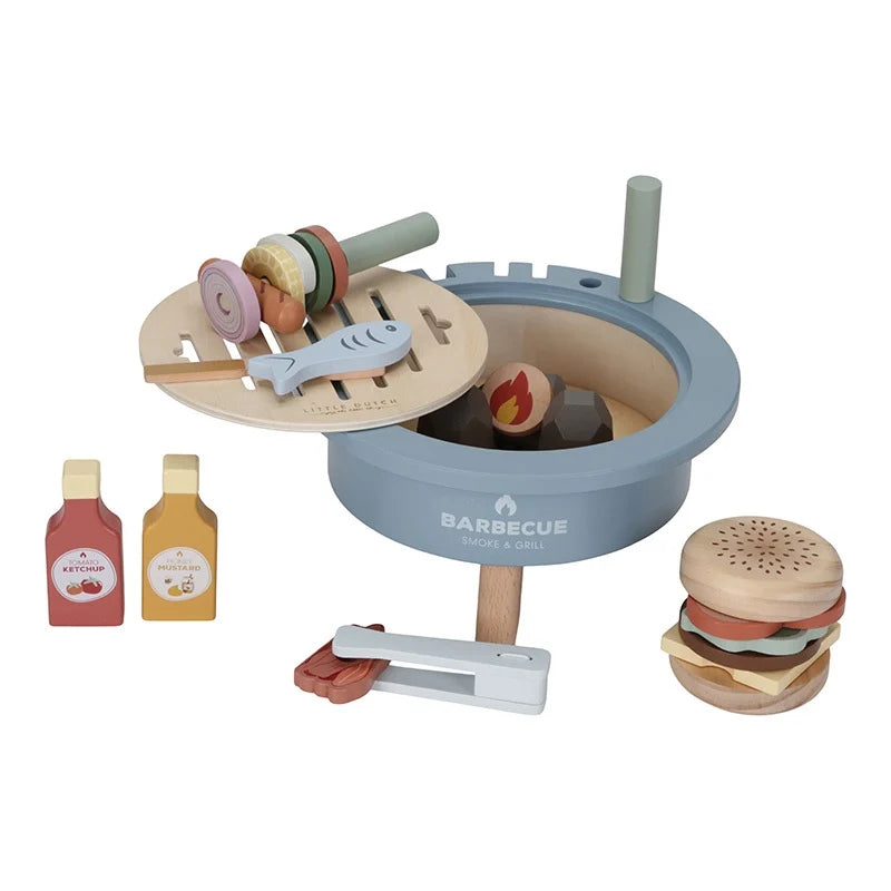 Little Dutch Barbecue Toy Set Wooden Play Set